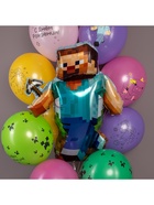 Воздушный шар фольгированный 33" «Человек пиксельный» 9615142