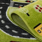 Ковер Play rugs, размер 80x150 см, дизайн D591A GREEN/CREAM - Фото 4