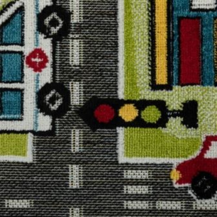 Ковер Play rugs, размер 120x170 см, дизайн D591A GREEN/CREAM - фото 1907718476