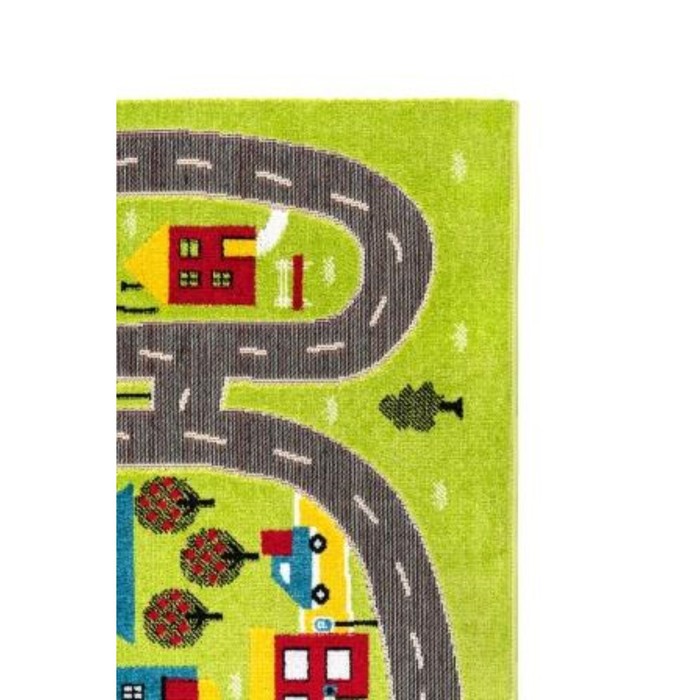 Ковер Play rugs, размер 120x170 см, дизайн D784A GREEN/CREAM - фото 1907718482