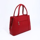 Сумка-тоут "Оливи" на молнии, цвет красный - фото 22211641