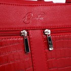 Сумка-тоут "Оливи" на молнии, цвет красный - фото 22211643