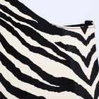 Сумка кросс-боди "Оливи" на молнии, наружный карман, цвет зебра - Фото 4