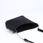 Сумка кросс-боди "Оливи" на молнии, наружный карман, цвет чёрный - Фото 5