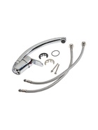 УЦЕНКА Смеситель для кухни ZEIN Z3105, однорычажный, высокий излив, хром 9687725