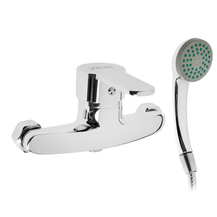 УЦЕНКА Смеситель для душа ZEIN Z2747, картридж 35 мм, с душевым набором, хром - Фото 1