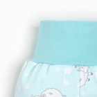 Ползунки для мальчика, цвет голубой/овечки, рост 56-62 см 9471657