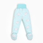 Ползунки для мальчика, цвет голубой/овечки, рост 68-74 см 9471659