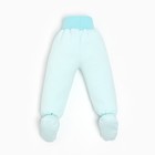 Ползунки для мальчика, цвет голубой/месяц, рост 56-62 см 9471662