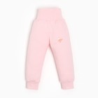 Штанишки для девочки, цвет розовый/перфект, рост 56-62 см - фото 321389806