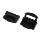 Зажим ремня безопасности TORSO, черный, набор 2 шт. - Фото 2