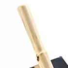 Пуходерка Wood малая с каплями, деревянная ручка, 6 х 12 см - фото 8241702
