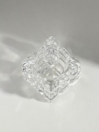 Стеклянный подсвечник на 1 свечу «Квадрат. Сруб», прозрачный, d=3.5 см 5×5×5 см 9438951