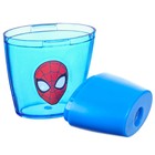 Точилка пластиковая, цвет синий, Человек-паук - Фото 4