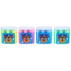 Точилка пластиковая с контейнером, двойная, МИКС, Щенячий патруль (комплект 12 шт) - фото 44634399