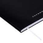 Дневник универсальный для 1-11 класса Favourite. Black, мягкая обложка, искусственная кожа, тиснение фольгой, ляссе, 80 г/м2 - Фото 3