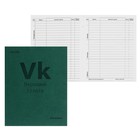 Дневник универсальный для 1-11 класса Vk (Вкраций), твёрдая обложка, искусственная кожа, термо тиснение, ляссе, 80 г/м2 - фото 319459492