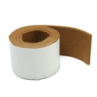 Самоклеющиеся подпятники для мебели ТУНДРА 100?5?0.3 см, фетр, коричневые (комплект 2 шт) - фото 22883867