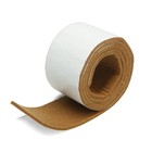 Самоклеющиеся подпятники для мебели ТУНДРА 100?5?0.3 см, фетр, коричневые (комплект 2 шт) - фото 22883868