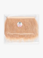 Перья страуса декоративные, на ленте, 8-10 см, 5±0.5 м, бежевые - Фото 5