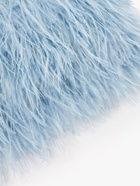 Перья страуса декоративные, на ленте, 8-10 см, 5±0.5 м, голубые - Фото 3