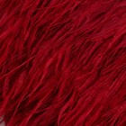Тесьма с перьями страуса, 8-10 см, 5 ± 0,5 м, цвет бордовый - фото 6911234