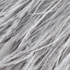 Тесьма с перьями страуса, 8-10 см, 5±0.5 м, светло-серая - Фото 2