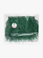 Перья страуса декоративные, на ленте, 8-10 см, 5±0.5 м, зелёные - Фото 5