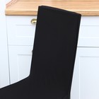 Чехол на стул, цвет чёрный, 90х40х40 см, 100% полиэстер - Фото 2