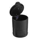 Пепельница для авто TORSO с подсветкой, 10×7 см, черный - Фото 6