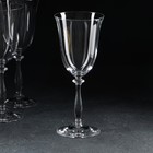 Набор бокалов для вина «Анжела», 6 шт, 350 мл, хрустальное стекло - фото 4379424