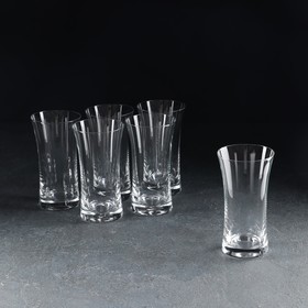 Набор стаканов для воды "Грация", стеклянный, 340 мл, набор 6  шт