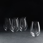 Набор стаканов для воды «Жизель», 6 шт, 450 мл, хрустальное стекло - фото 10484663