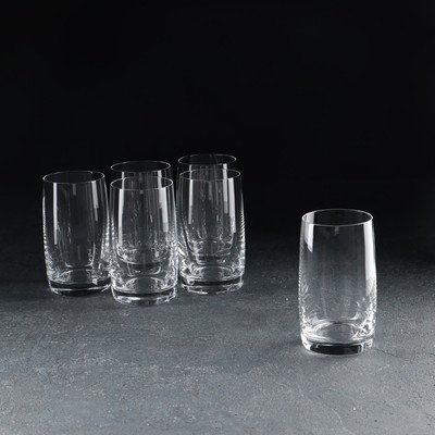 Набор стаканов для воды «Идеал», 6 шт, 250 мл, хрустальное стекло