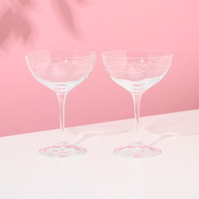 Набор креманок «Кейт», 2 шт., 210 мл, хрустальное стекло