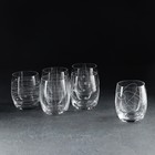 Набор стаканов для виски «Клаб Elements», 6 шт, 300 мл, хрустальное стекло - фото 24458639