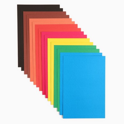 Цветной картон, А4, 16 листов, 8 цветов, немелованный, односторонний, в папке, 200 г/м², «Гравити Фолз»