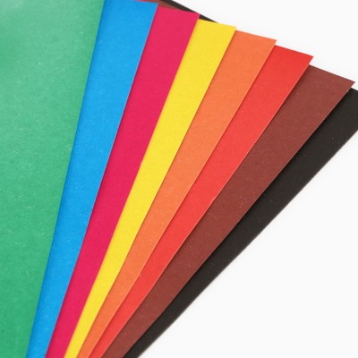 Цветной картон, А4, 16 листов, 8 цветов, немелованный, односторонний, в папке, 200 г/м², «Гравити Фолз»