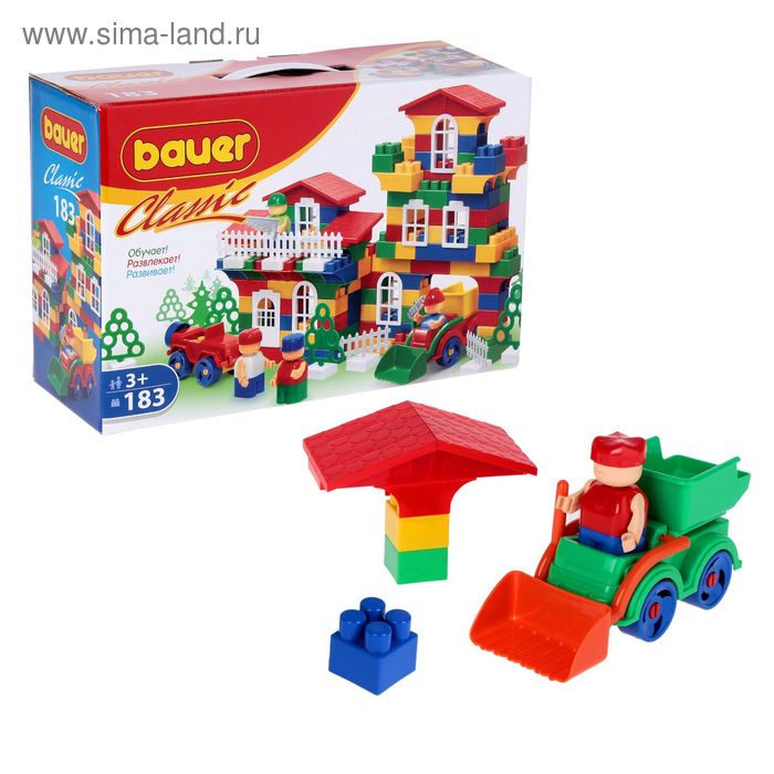 Конструктор Classic New, 183 детали - Фото 1