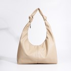 Сумка женская на молнии, цвет бежевый - Фото 1