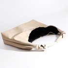 Сумка женская на молнии, цвет бежевый - Фото 6