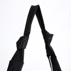 Сумка - мешок женская на молнии, 39×11×27 см, чёрная - Фото 6