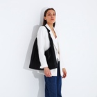 Сумка - мешок женская на молнии, 39×11×27 см, чёрная - Фото 10