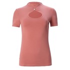 Футболка женская с вырезом MINAKU SLIM FIT: цвет пыльная роза, р-р 44 - Фото 6