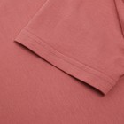 Футболка женская с вырезом MINAKU SLIM FIT: цвет пыльная роза, р-р 44 - Фото 8