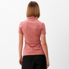 Футболка женская с вырезом MINAKU SLIM FIT: цвет пыльная роза, р-р 44 - Фото 5
