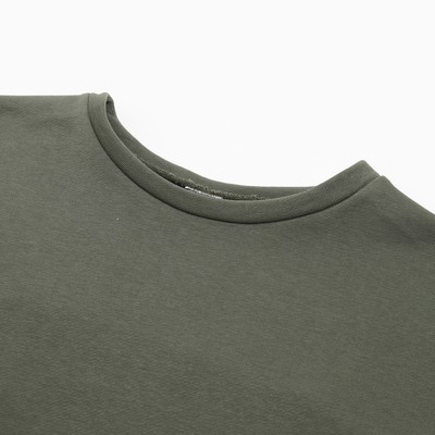 Платье с кулиской мини женское MINAKU: Casual Collection, хаки, размер 46