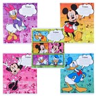 Тетрадь в линейку 24 листа, 5 видов МИКС, обложка мелованная бумага, «Минни Маус» - Фото 3