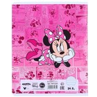 Тетрадь в линейку 24 листа, 5 видов МИКС, обложка мелованная бумага, «Минни Маус» - Фото 6