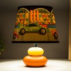 Настольная лампа "Гоночные машины" Е14 15Вт оранжево-зеленый RISALUX - фото 8698712